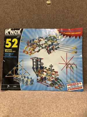 Knex 52 Model Building Instructions Blueprints 52 Different Builds. - Image 1 of 4