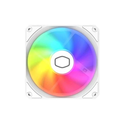 Cooler Master MF120 Lite White PC Case Liquid Cooler Air Cooler, 120mm ARGB Ligh - Image 1 of 4