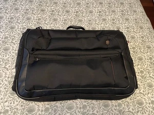 Tumi T-Tech Black Tri-Fold Nylon Travel Garment Bag Suit Bag Luggage - Picture 1 of 5