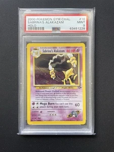 PSA 9 Sabrina's Alakazam Gym Challenge 16/132 Holo Rare - Picture 1 of 2