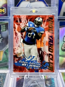 2014 Topps Chrome Numbered /99 Red Refractor Prizm Holo Calvin Johnson Jr Lions - Picture 1 of 2