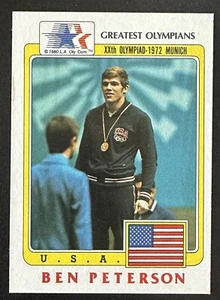 1983 Topps USA Greatest Olympians BEN PETERSON #79 Olympic Wrestling - Bild 1 von 2