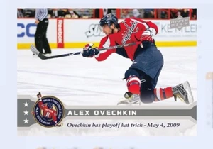 2024-25 UD GR8 Moments GR-3 Alex Ovechkin Has Playoff Hat Trick epack - Picture 1 of 2