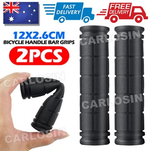 1Pair Anti Slip Soft Bike Handlebar Handle Hand Grips BMX MTB Mountain Bicycle - Picture 1 of 9