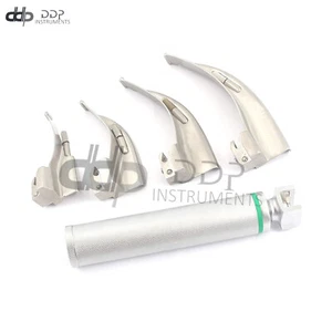 Conventional Laryngoscope Set Of 4 Macintosh Blades, Airway intubation kit - Picture 1 of 3