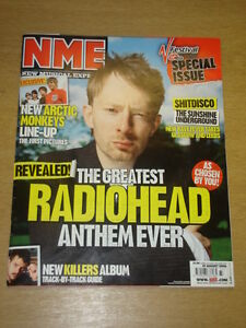 NME 2006 AUG 19 RADIOHEAD THE KILLERS ARCTIC MONKEYS