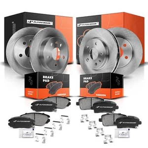 Disc Rotor and Ceramic Brake Pads Front & Rear for Buick Regal Chevrolet Malibu - Picture 1 of 10