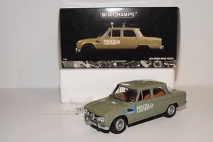 A76 1:18 MINICHAMPS 180 120991 ALFA ROMEO GIULIA POLIZIA POLICE GREEN MIB - Picture 1 of 19