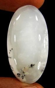 Piedra preciosa de ópalo dendrítico dendrita natural de 35,10 quilates cabujón envoltura de alambre piedra-62466 - Imagen 1 de 5