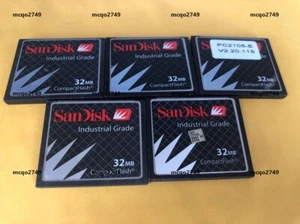 5PCS 32MB SanDisk industrial Grade CompactFlash CF Memory Card 32MB - Picture 1 of 2