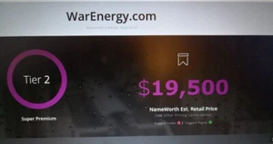 WARENERGY.COM - 18 year old SUPER PREMIUM domain name. TIER 2. - Picture 1 of 1