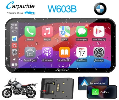 Carpuride W603B Carplay Android Auto Portable GPS Navigator für BMW Motorräder - Bild 1 von 4