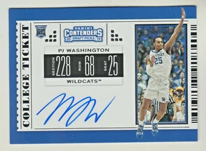 2019-20 Contenders Draft boleto universitario variación automática PJ WASHINGTON novato a radiocontrol - Imagen 1 de 2