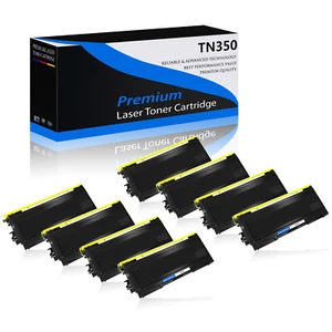 8PK TN350 Toner Cartridge for Brother Intellifax 2820 2850 2910 2920 HL-2070NR - Picture 1 of 11