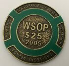 18.5g  RARE BRASS  2005 wsop World Series of Poker Binyon's Horseshoe 25$ Chip