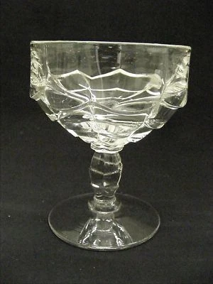 Cambridge Cascade Crystal Saucer Champagne - Image 1 of 2