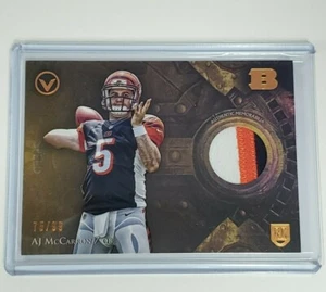 Tarjeta de parche de novato AJ McCARRON Cincinnati Bengals 2014 Topps Valor NFL VP-AMC/99 - Imagen 1 de 8