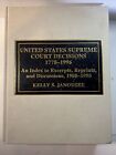 Décisions de la Cour suprême des États-Unis 1778-1996 Janousek, Kelly S. couverture rigide