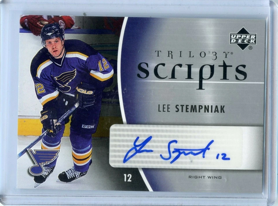 2006-07 Upper Deck Trilogy Scripts #TS-LS Lee Stempniak - Image 1 of 2