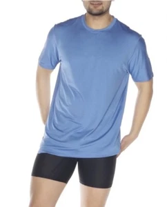 4 PK. Men's Athletic Works Lightweight Air Mesh Crew Neck T Shirt Size S (34-36 - Picture 1 of 2