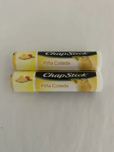 CHAPSTICK PINA COLADA Geschmack Lippenbalsam 2 Stück Neu & Versiegelt Rarität - Bild 1 von 2