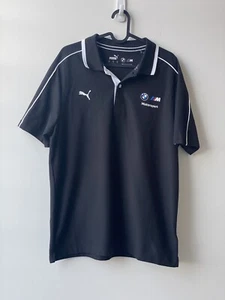 Puma BMW MMS Motorsport Polo T-Shirt Men Black - Size Large Brand New BNWT F1 - Picture 1 of 7