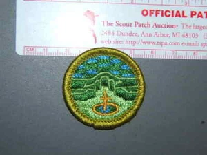 Boy Scout Merit Badge Landscape Arch. (fountain) circa '62-'69 2815M - Picture 1 of 1