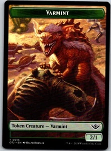 Magic the Gathering Varmint Token Outlaws of Thunder Junction MTG - Picture 1 of 1