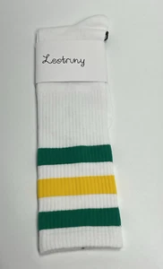 Leotruny Knee High Tube Socks: Over the Calf Retro Socks - Striped Tube Socks - Picture 1 of 2