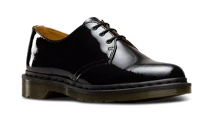 Dr Martens x Beams 1461 Mens US 5 Black Patent Lamper Oxford Lace Up Dress Shoe - Picture 1 of 12