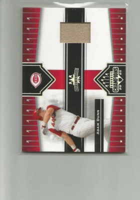 2005 DONRUSS CHAMPIONS IMPRESSIONS MATERIAL #175 ADAM DUNN   BAT - Image 1 of 2
