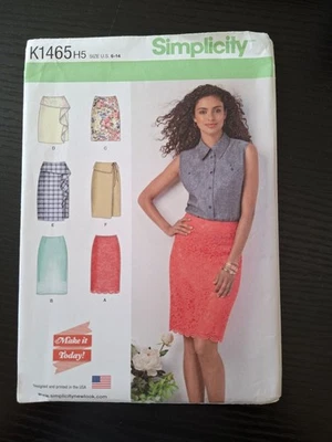 Simplicity K1465 sewing pattern - skirt with variations - sizes US 6 - 14 Uncut - Image 1 of 3