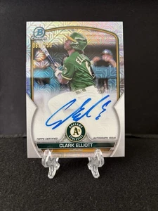 Clark Elliott 2023 Bowman Chrome #CPA-CEL Mojo Refractor #83/150 Athletics - Picture 1 of 2