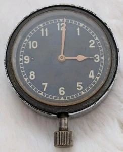 Military Smiths 8 Day Car Dash Clock - LeCoultre LC1 Movement - c.1930s - Picture 1 of 6