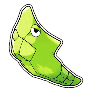 Calcomanía adhesiva de vinilo impermeable Metapod troquelada - Imagen 1 de 1