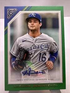 2022 Topps Gallery - Veterans Autographs Andrew Benintendi #VA-AB Green #8/99 - Bild 1 von 2