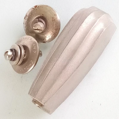 Slingerland 1+ Beavertail Bass/Tom Drum Radio King Lug Nickel 2 1/4" Vintage 50s - Image 1 of 3