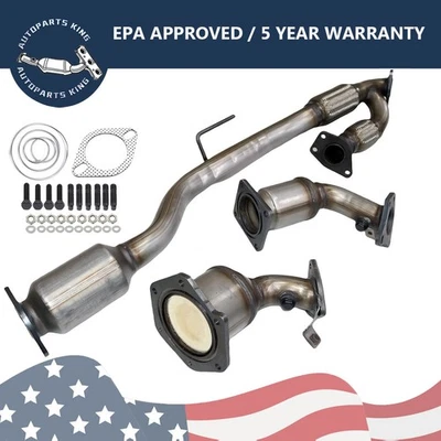 3x Catalytic Converter For 2009-2014 2015 2016 2017 2018 2019 Nissan Murano 3.5L Foto 1 de 4
