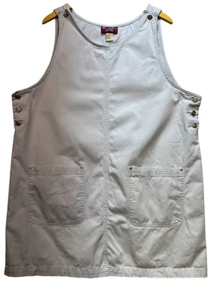 Vintage Denim & Co. Womens Overall Jumper Dress Denim Size 1X Washed Blue - Image 1 of 4