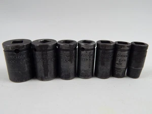 Cornwell 3/8" Drive 6pt Semi-Deep Impact Socket Set 9 10 12 13 14 17 19mm - 7pc - Picture 1 of 7