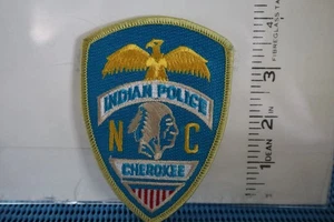 tribal indian police patch CHEROKEE INDIAN POLICE NORTH CAROLINA - Picture 1 of 1
