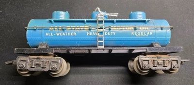 Petrolero de 3 cúpulas de aceite de motor Marx 5553 Allstate Foto 1 de 4