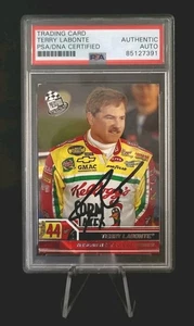 Terry Labonte #G25 signed 2006 Press Pass NASCAR Trading Card PSA DNA Certified - Picture 1 of 2