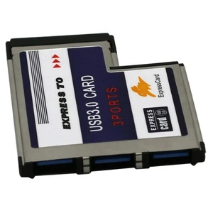 Adaptador convertidor USB 3.0 a Expresscard 54 mm USB3.0 oculto interior de 3 puertos - Imagen 1 de 5