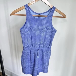 Athleta Girl On the Go Romper Jumper Blue Purple Size Small / 7 - Picture 1 of 6