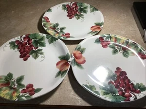 SET DI 3 - Royal Doulton Everyday Vintage Piatti Uva 10,7 pollici - INGHILTERRA - Foto 1 di 5