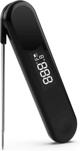 0,1 Sekunden Instant Read Fleischthermometer IPX7 wasserdicht zum Grillen, Grillen, Kochen - Bild 1 von 7