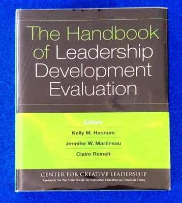 THE HANDBOOK OF LEADERSHIP DEVELOPMENT EVALUATION HARDCOVER FREE SHIPPING - Image 1 of 4