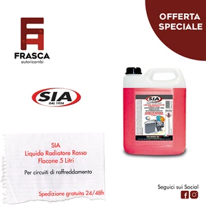 Antigelo Rosso Radiatore -40° a +126° Liquido Protettivo Contro Corrosione 5L - Imagen 1 de 1