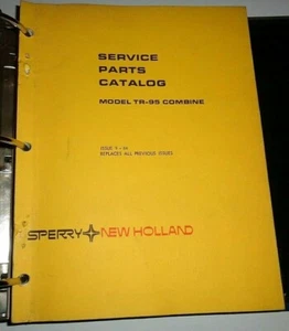 New Holland TR95 TR-95 Combine Parts Catalog Manual Book 9/84 NH Original! - Picture 1 of 4